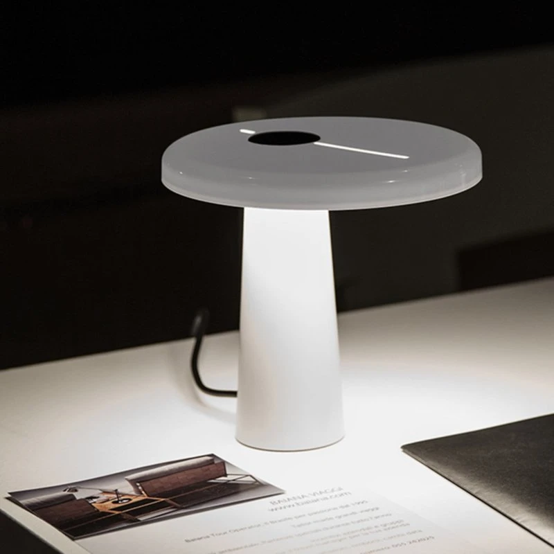 Martinelli Luce Hoop - Lampe à poser LED design blanche