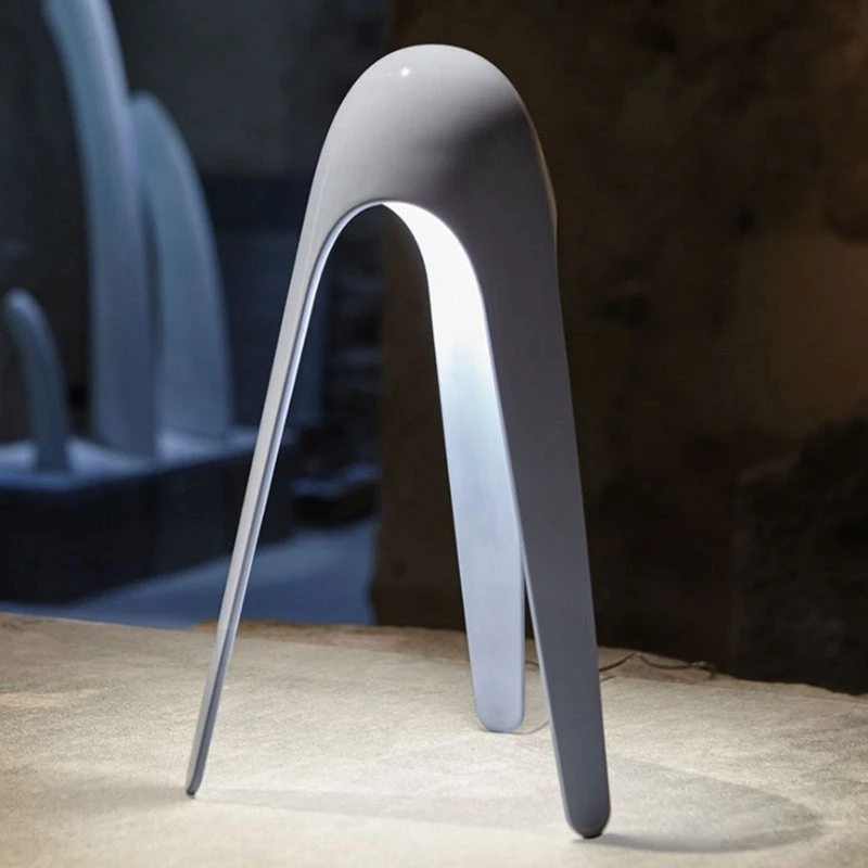 Martinelli Luce Lampe à poser LED Cyborg - Grise