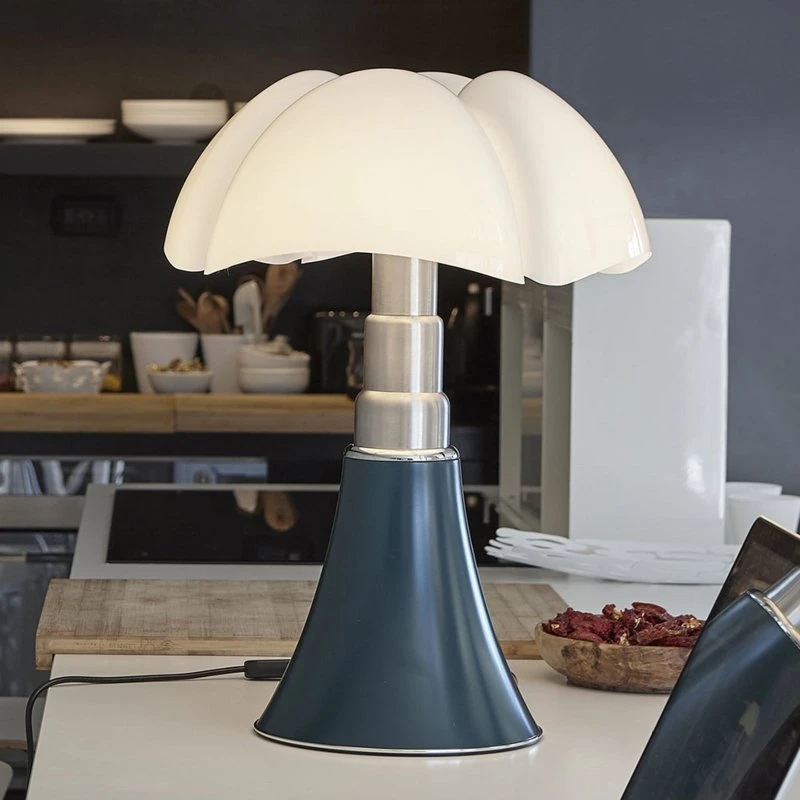 Martinelli Luce Pipistrello Med, Lampe de Table Agave, Variateur