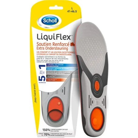 Scholl Semelles Liquiflex Soutien Renforcé Taille 35.5-40.5
