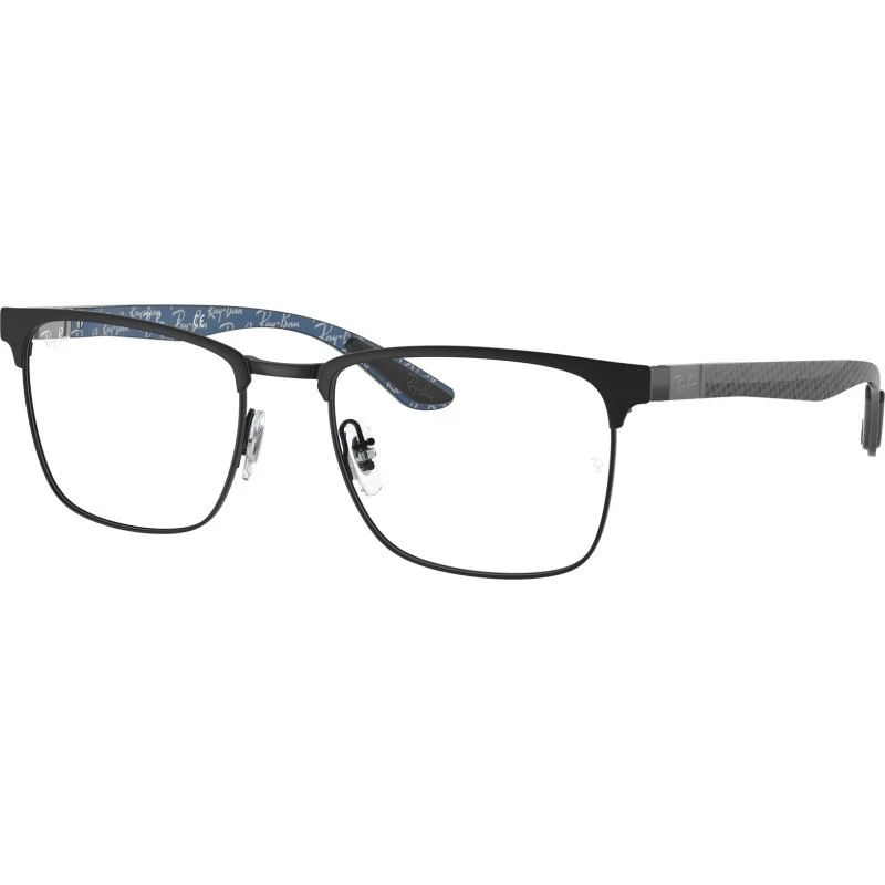 Ray-Ban RX8421 Montures Optiques Métal Carré Noir