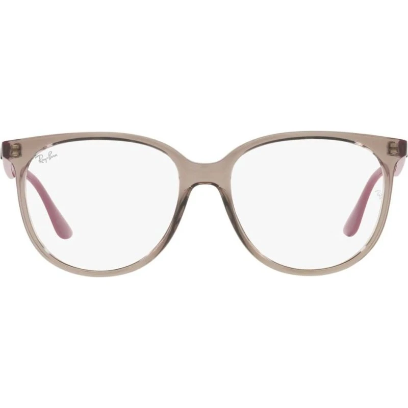 Ray-Ban RX4378V 8083 Lunettes Optiques Carrées Grises Transparentes
