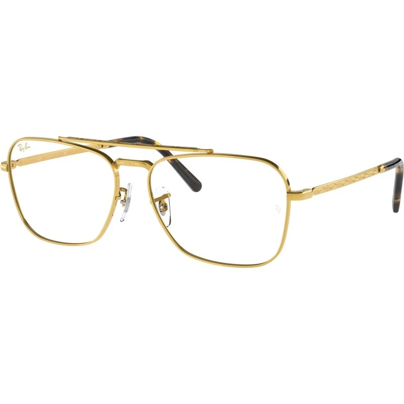 Ray-Ban RX3636V New Caravan - Montures Optiques Carrées Or