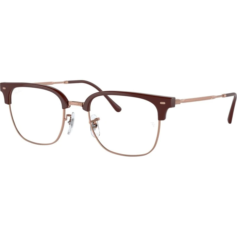 Ray-Ban RX7216 Clubmaster Montures Optiques Acétate Rouge Transparent