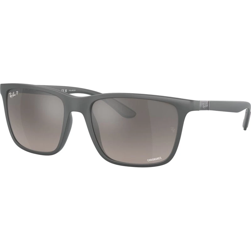 Ray-Ban RB4385 Lunettes de Soleil Polarisées pour Homme - Gris
