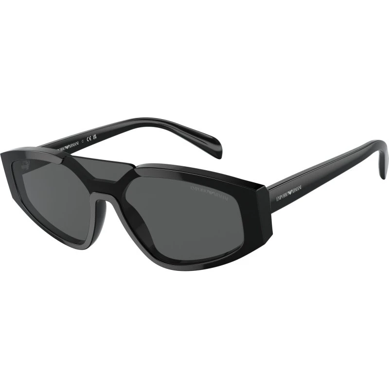 Emporio Armani EA4194 Lunettes de Soleil Cat Eye Noir et Gris