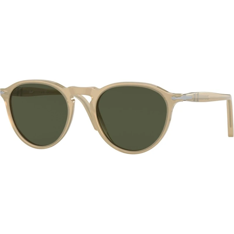 Persol PO3286S Lunettes de Soleil Pantos Acétate Marron et Vert
