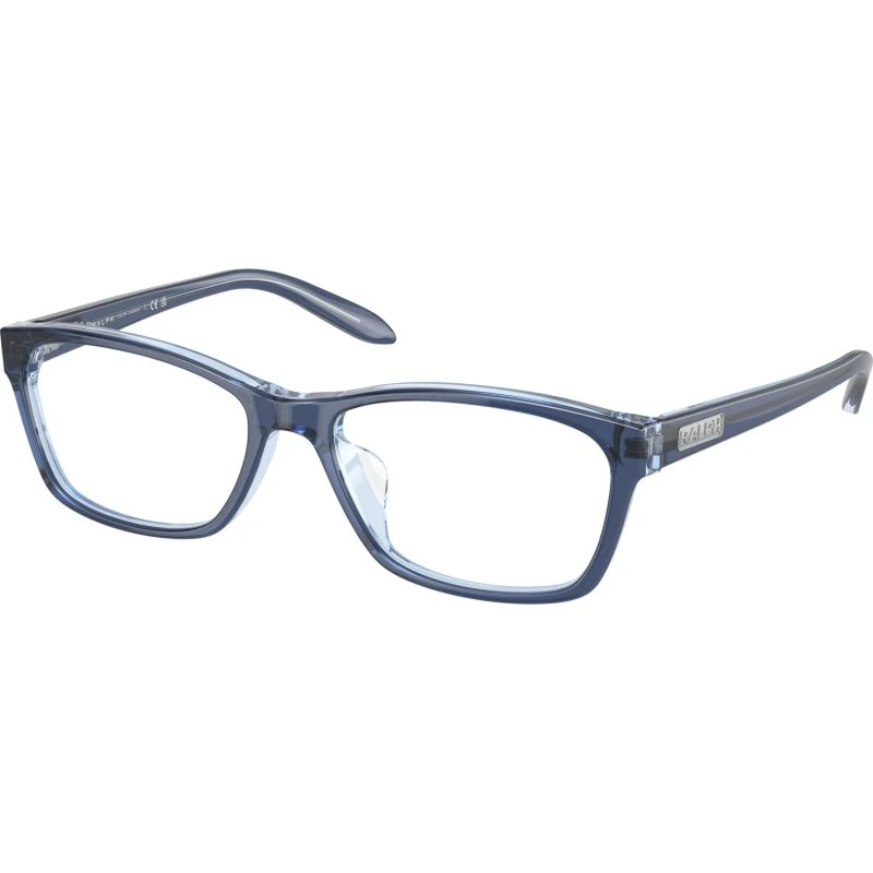 Ralph Lauren RA7039 6073 Lunettes Optiques Carrées en Acétate Bleu