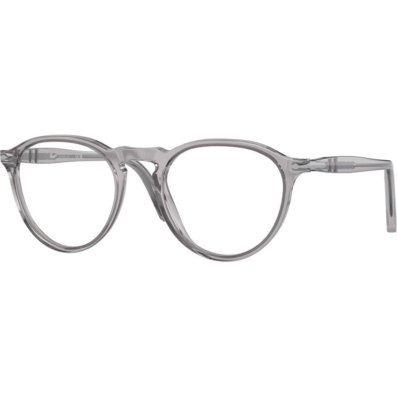Persol PO3286V 309 Lunettes Optiques Pantos en Acétate Gris Transparent