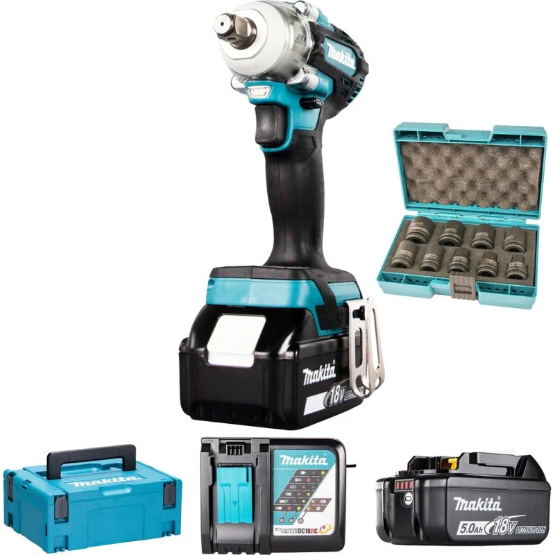 Makita DTW300RTJX Clé à chocs 18 V 5 Ah