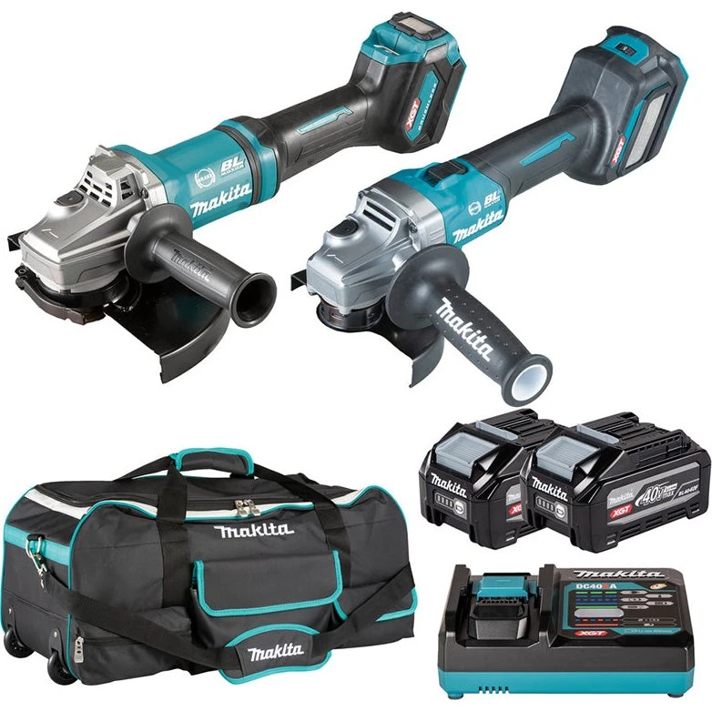 MAKITA Combopack XGT 2 Outils 40V - 2 x BL4040F + DC40RA