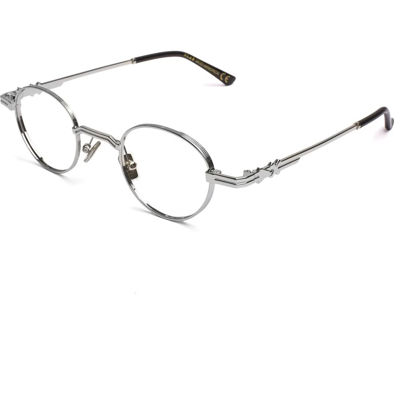 XLAB Minorca Lunettes de Vue Rondes Métal Noir et Bleu Photochromiques