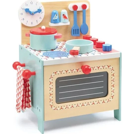 Djeco Cuisine en bois bleue 36507