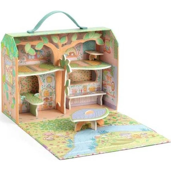 Djeco Tinyly - Maison des bois Sylvia & Fox