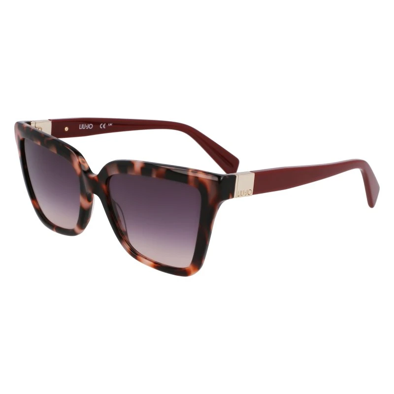 Liu Jo Lunettes de soleil LJ803S 658 Rose Carré pour Femme