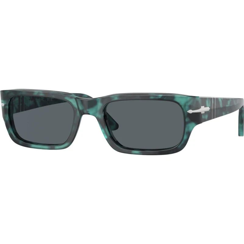 Persol PO3347S Adrien - Lunettes de soleil carrées bleues en acétate