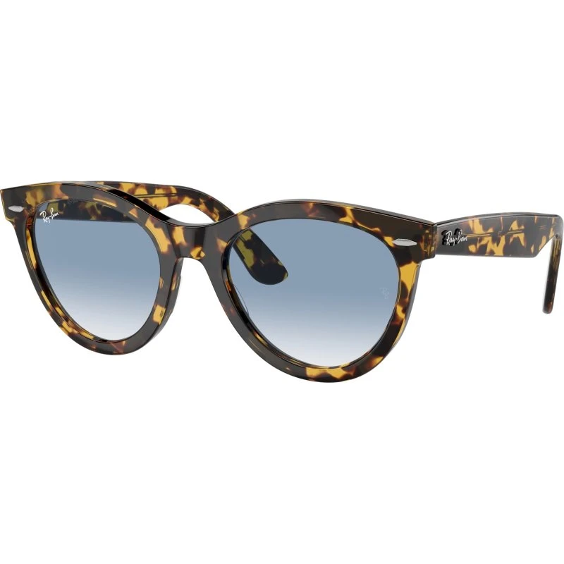 Ray-Ban RB2241 Wayfarer Way Lunettes de Soleil Tortue et Verres Bleus