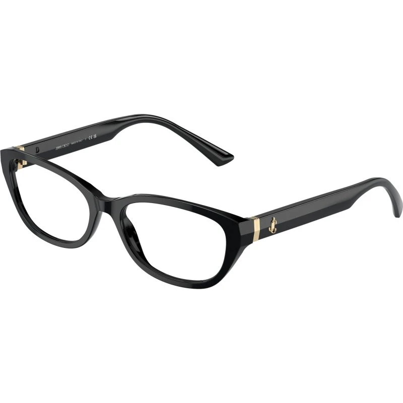 Jimmy Choo JC3015 Lunettes de vue rondes en acétate noir pour femme