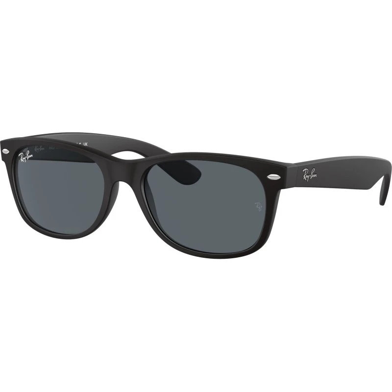 Ray-Ban RB2132 New Wayfarer Lunettes de Soleil Carrées Noir/Bleu