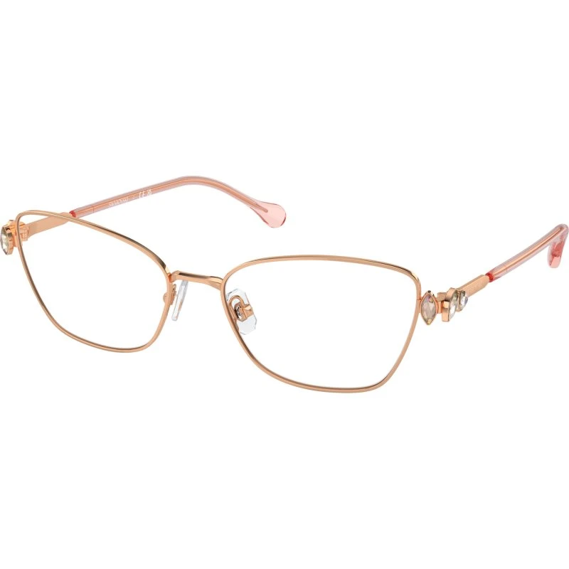 Swarovski SK1006 Montures Optiques en Métal Doré pour Femme