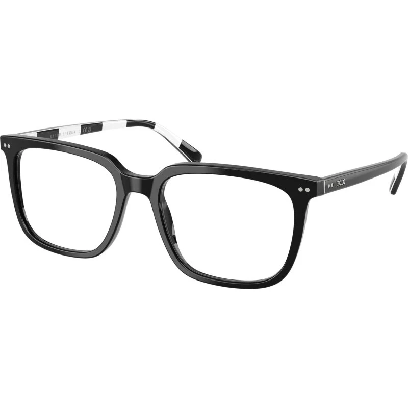 Polo Ralph Lauren PH2284 5001 - Lunettes de vue carrées en acétate noir