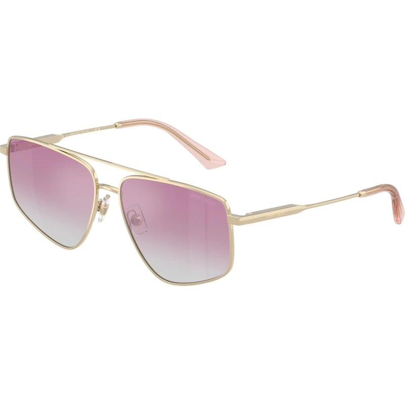 Jimmy Choo JC4011 Lunettes de Soleil Aviateur Or et Argent