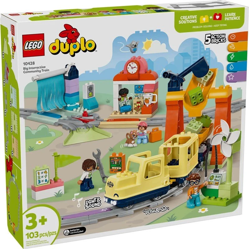 LEGO DUPLO Grand Train Communautaire Interactif 10428