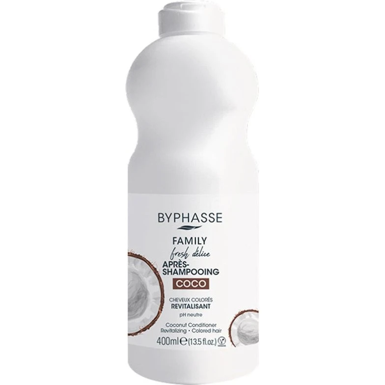 Byphasse Après-shampoing Cheveux Colorés Noix de Coco 400 ml