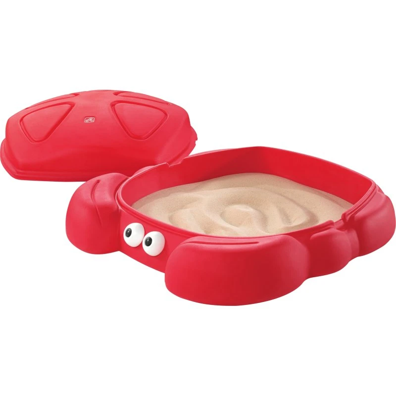 Step2 Crabbie Bac à sable rouge avec couvercle en forme de crabe