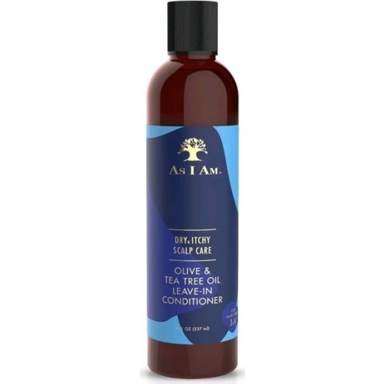 As I Am Dry & Itchy Leave-In huile d'olive & tea tree 237 ml