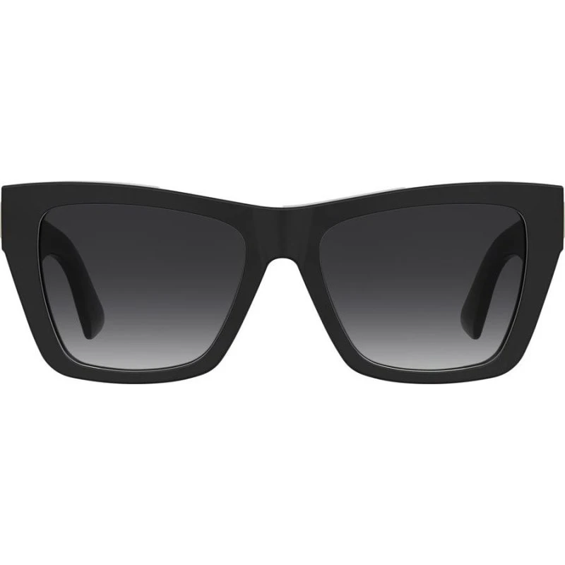 Moschino MOS181/S Lunettes de Soleil Rectangulaires Noires