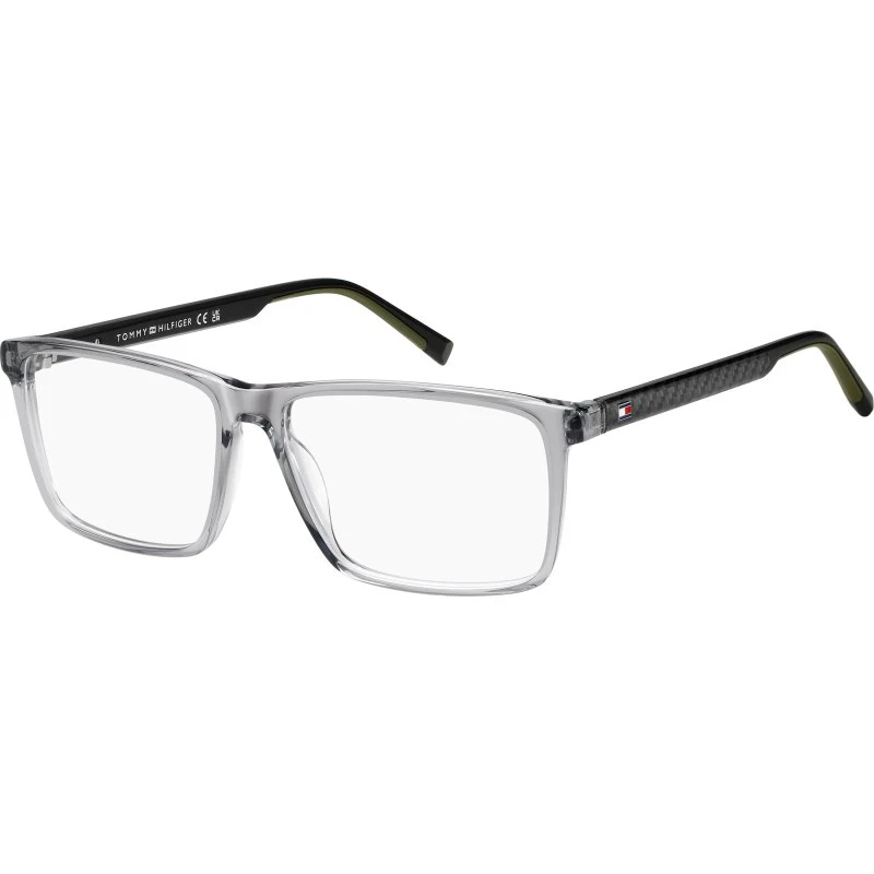 Tommy Hilfiger TH 2198 3U5 - Lunettes Optiques Carrées en Acétate Gris