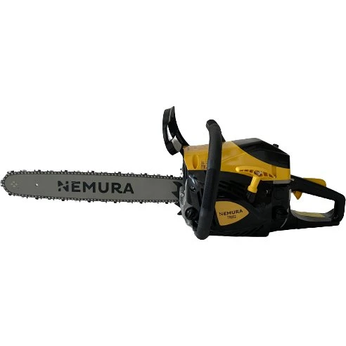 Nemura Tronçonneuse thermique 52cc, guide 45 cm, chaîne et fourreau