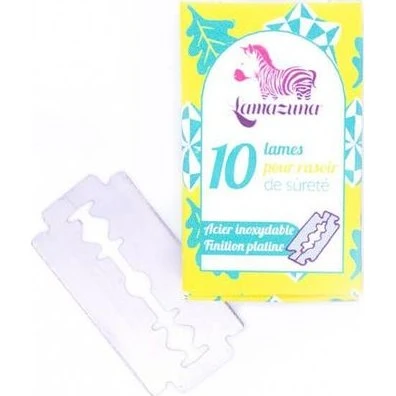 Lamazuna - Recharge 10 Lames Universelles Pour Rasoir de Sûreté