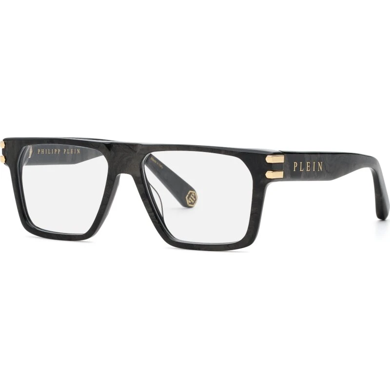 Philipp Plein VPP224 Icon 9AYY - Lunettes de vue carrées en acétate gris