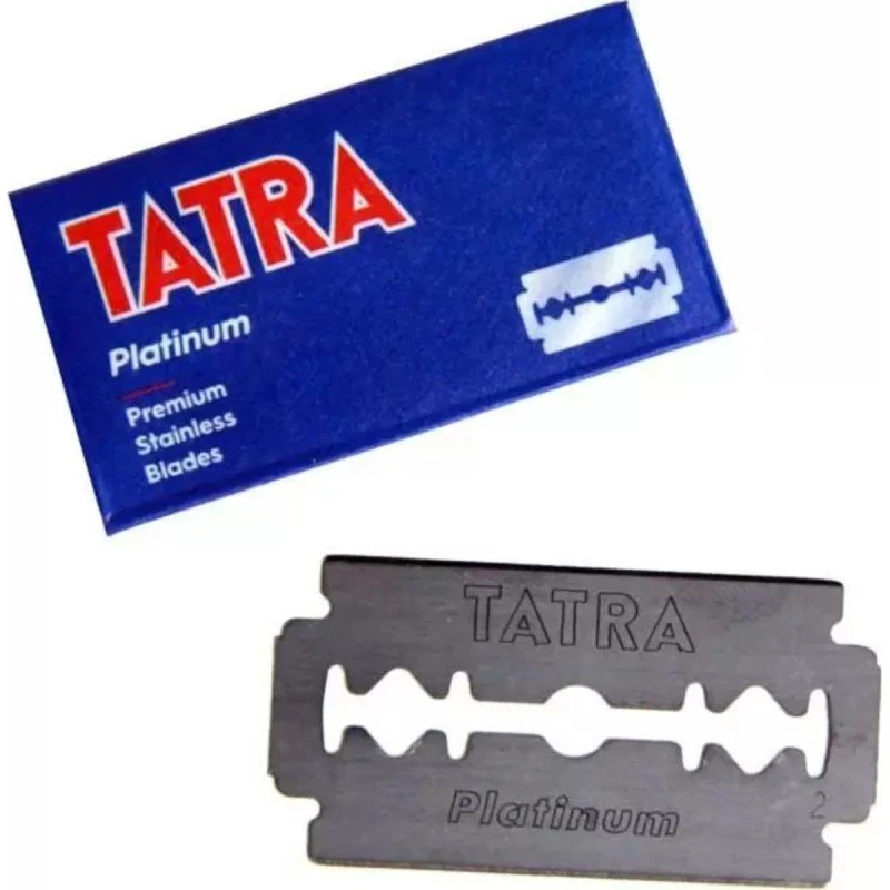 Caliquo - 5 Lames de Rasoir de Sûreté Platinées