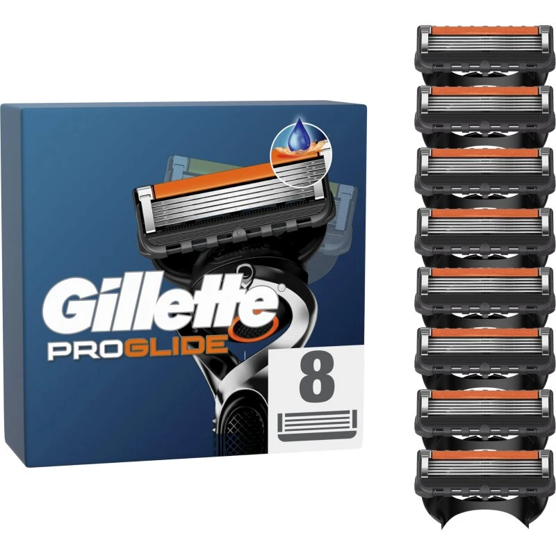 Gillette ProGlide Recharges 8 Lames Homme Dorées