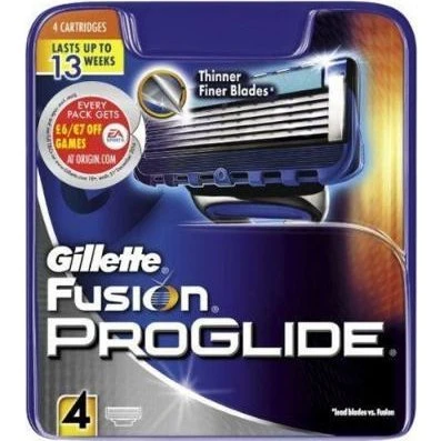 Gillette ProGlide 4 lames compatibles Fusion