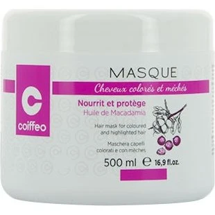 Coiffeo Masque Cheveux Colorés Bleu Libellule 500 ml