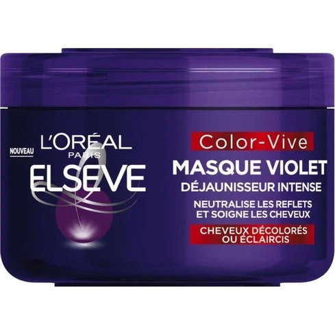 Elseve Color Vive Masque Violet Déjaunisseur 250 ml