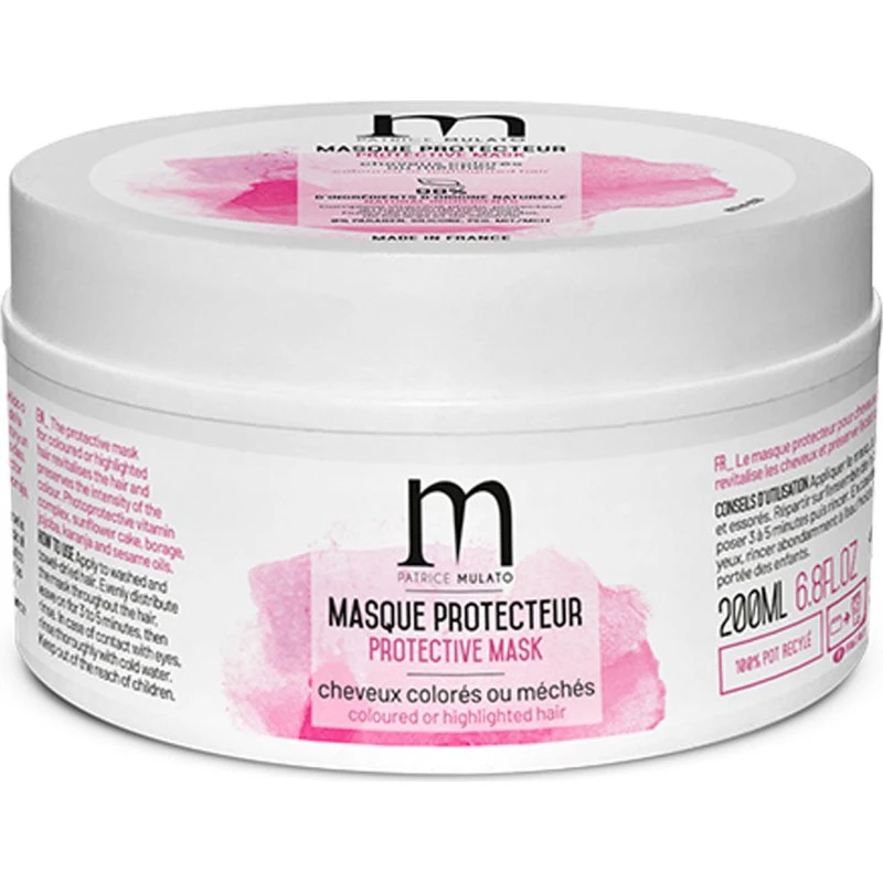 Mulato Masque Cheveux Colorés ou Méchés 200 ml