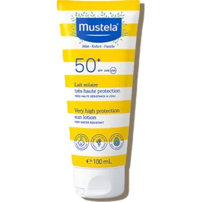 Mustela Lait Solaire SPF50+ 100ml Sans Parfum