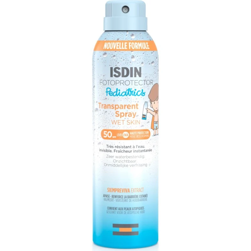 Isdin Fotoprotector Pédiatrique Wet Skin SPF50 250ml