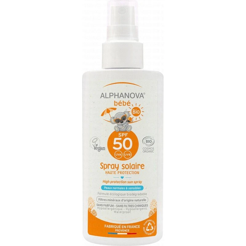 Alphanova Sun Bébé Spray SPF50 125 ml