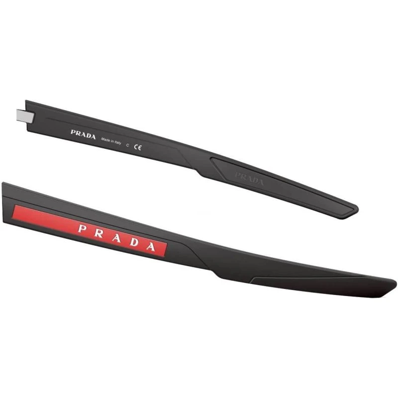 Prada Linea Rossa Branches de rechange PS04WS en Nylon Noir