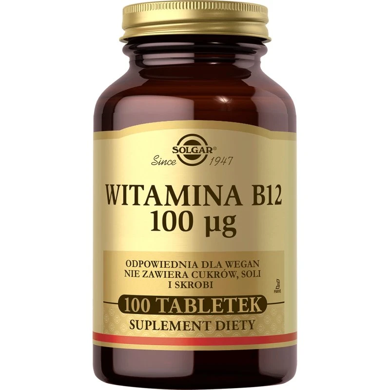 Solgar Vitamine B12 100 µg, 100 comprimés