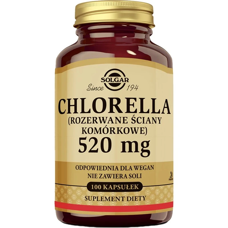 Solgar Chlorella 520 mg - 100 gélules