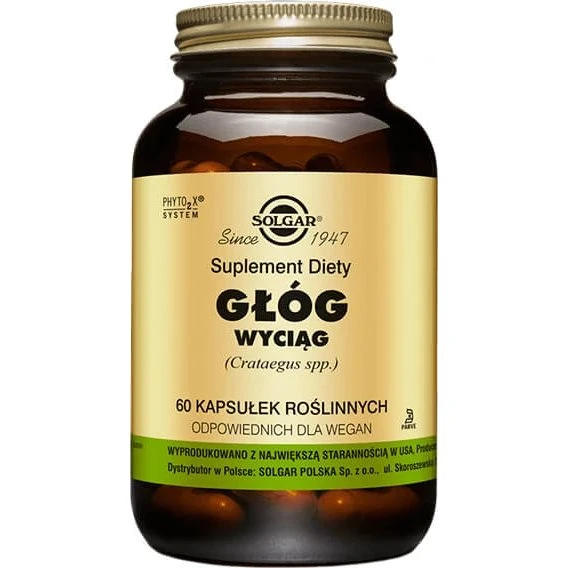 Solgar Extrait d'Aubépine - Complément Santé Cardiovasculaire 60 Gélules