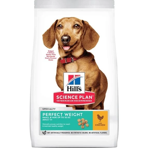 Hill's Science Plan Perfect Weight Poulet pour Petits Chiens, 1,5 kg
