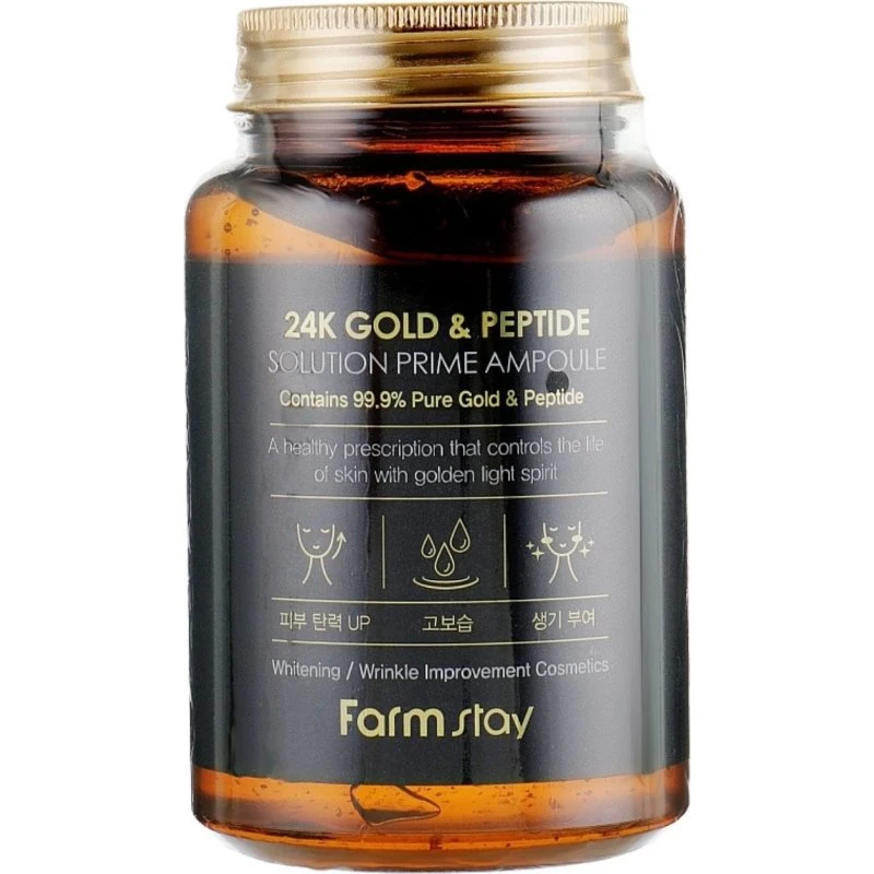 FarmStay Ampoule 24K Gold & Peptide 250 ml